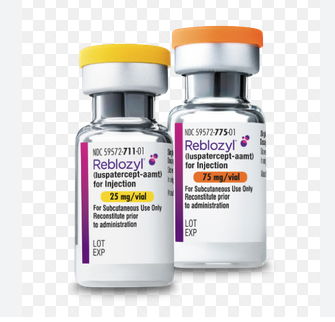 Luspatercept chez les patients avec SMD de faible risque 